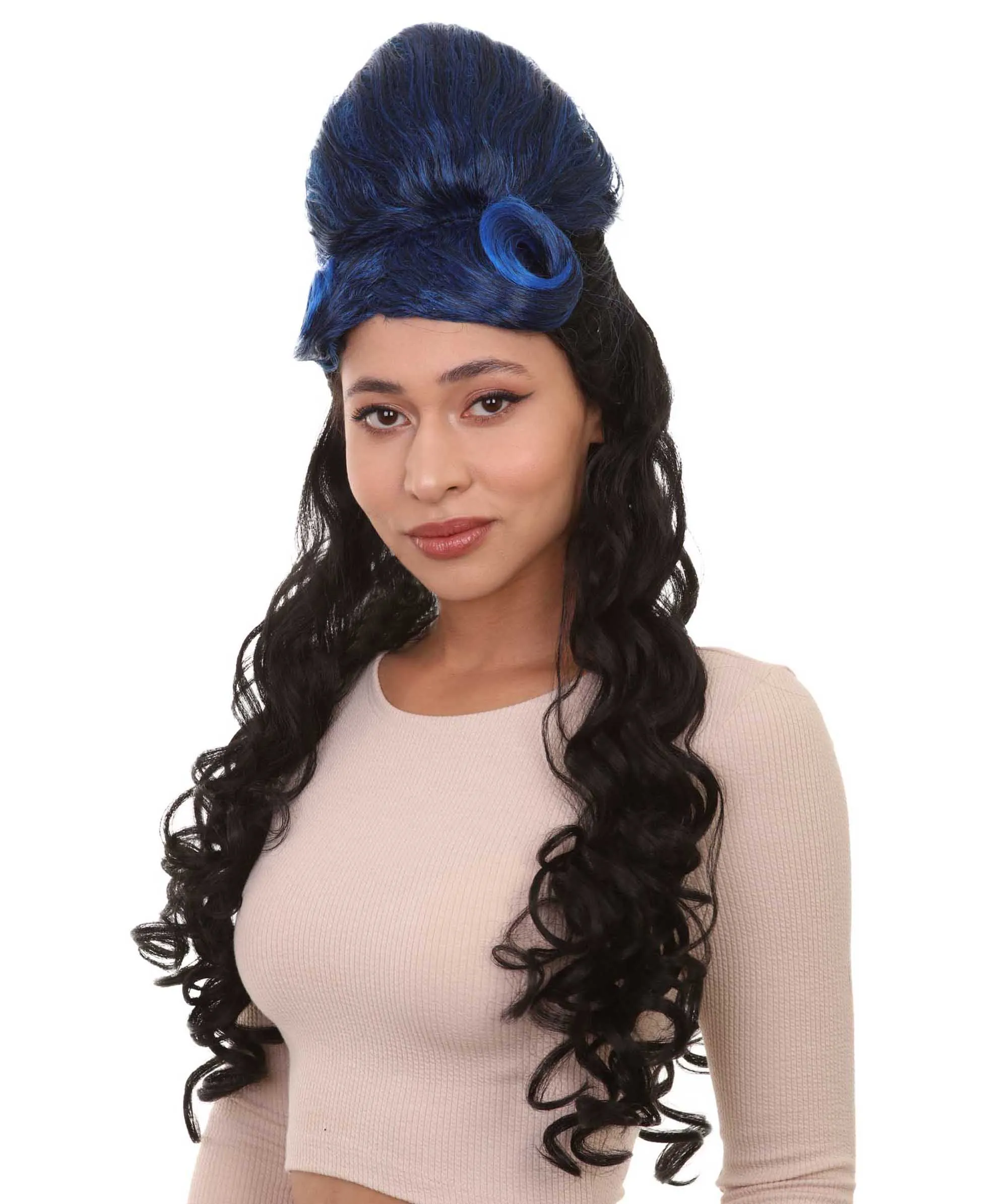 Renaissance Lady Women's Wig Collection | Long Curly Colonial Cosplay Halloween Wigs | Premium Breathable Capless Cap