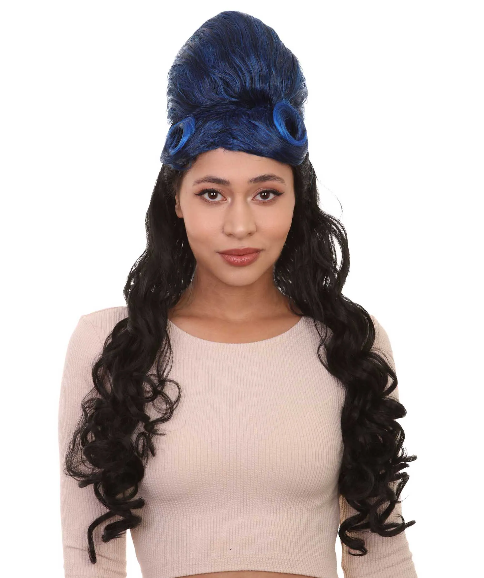 Renaissance Lady Women's Wig Collection | Long Curly Colonial Cosplay Halloween Wigs | Premium Breathable Capless Cap