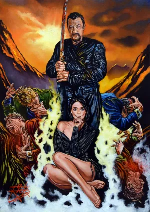 Rick Melton - A Good Man Steven Seagal - Action Movies - Art Print