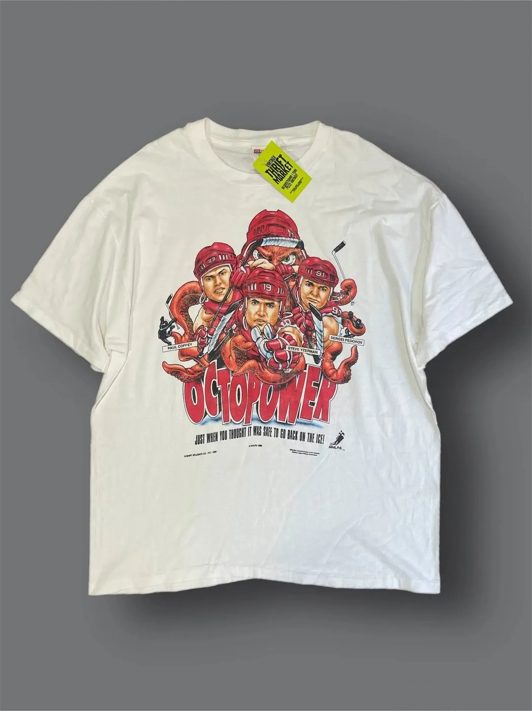 T-shirt NHL Octopower vintage tg XL