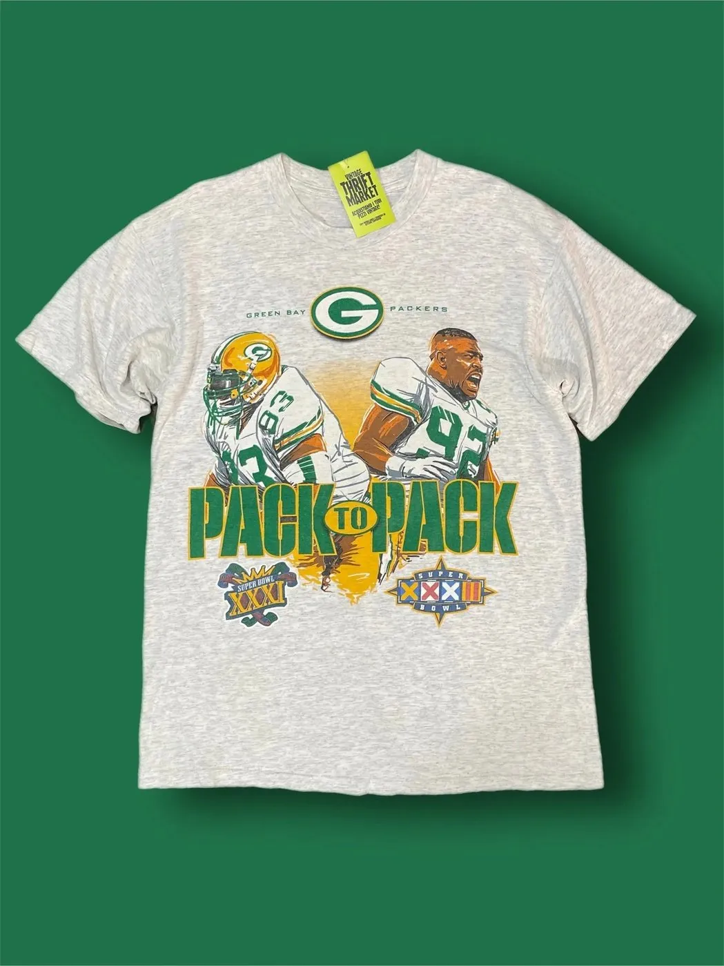 T-Shirt vintage Packers tg Large