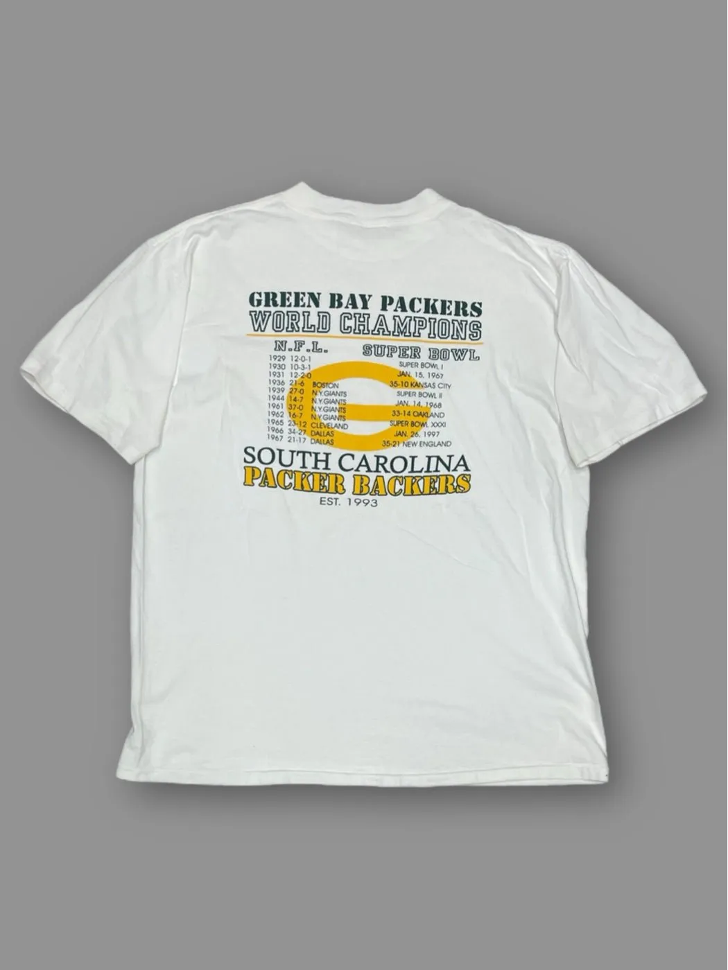 T shirt Vintage Packers tg XL