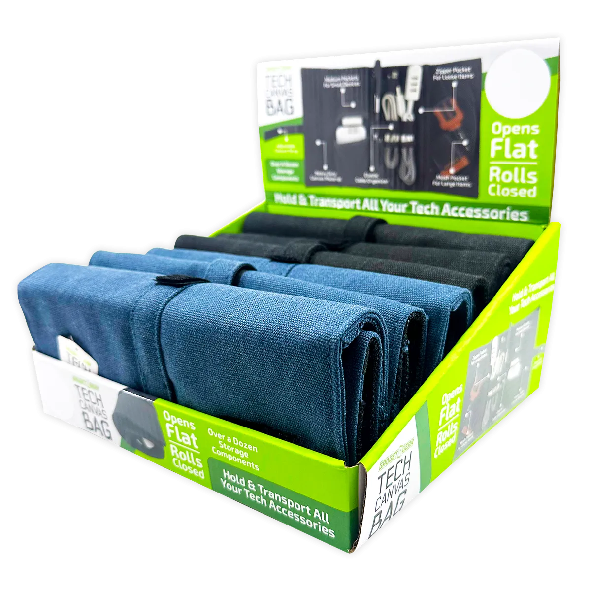 Tech Canvas Roll Storage Bag - 6 Pieces Per Retail Ready Display 24719