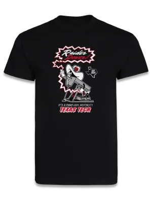 Texas Tech "Throwback Jack" Black T-Shirt