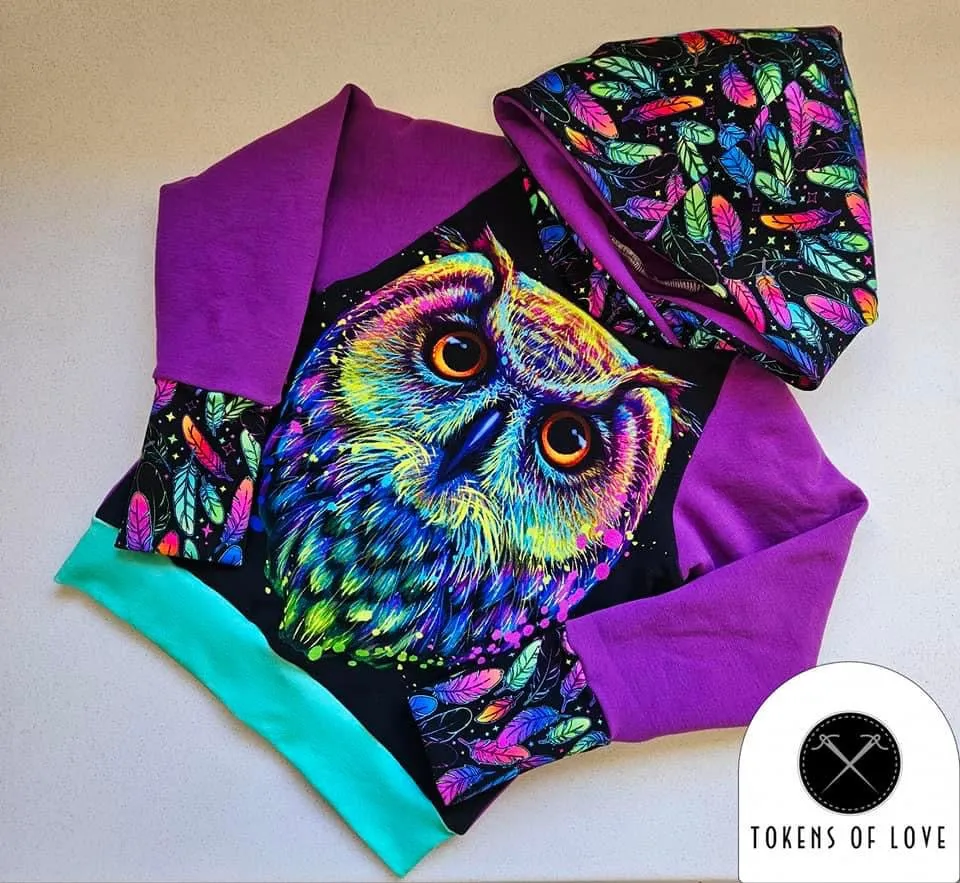 THEME 24 - Neon Owl 1m Panel