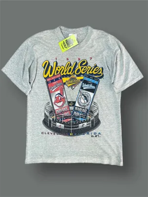 Tshirt world series 1997 MLB vintage tg M