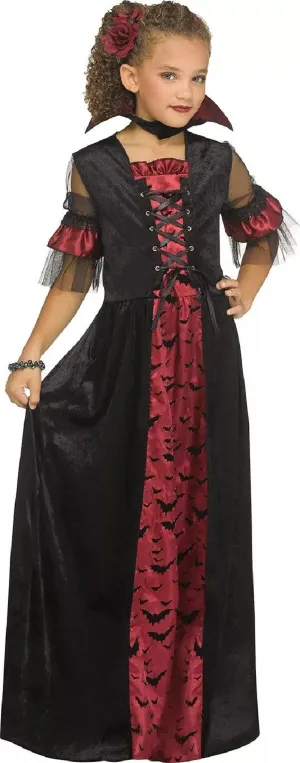 Victorian Vampiress Girl's Gown Halloween Costume X-LARGE (14-16) (1/Pk)